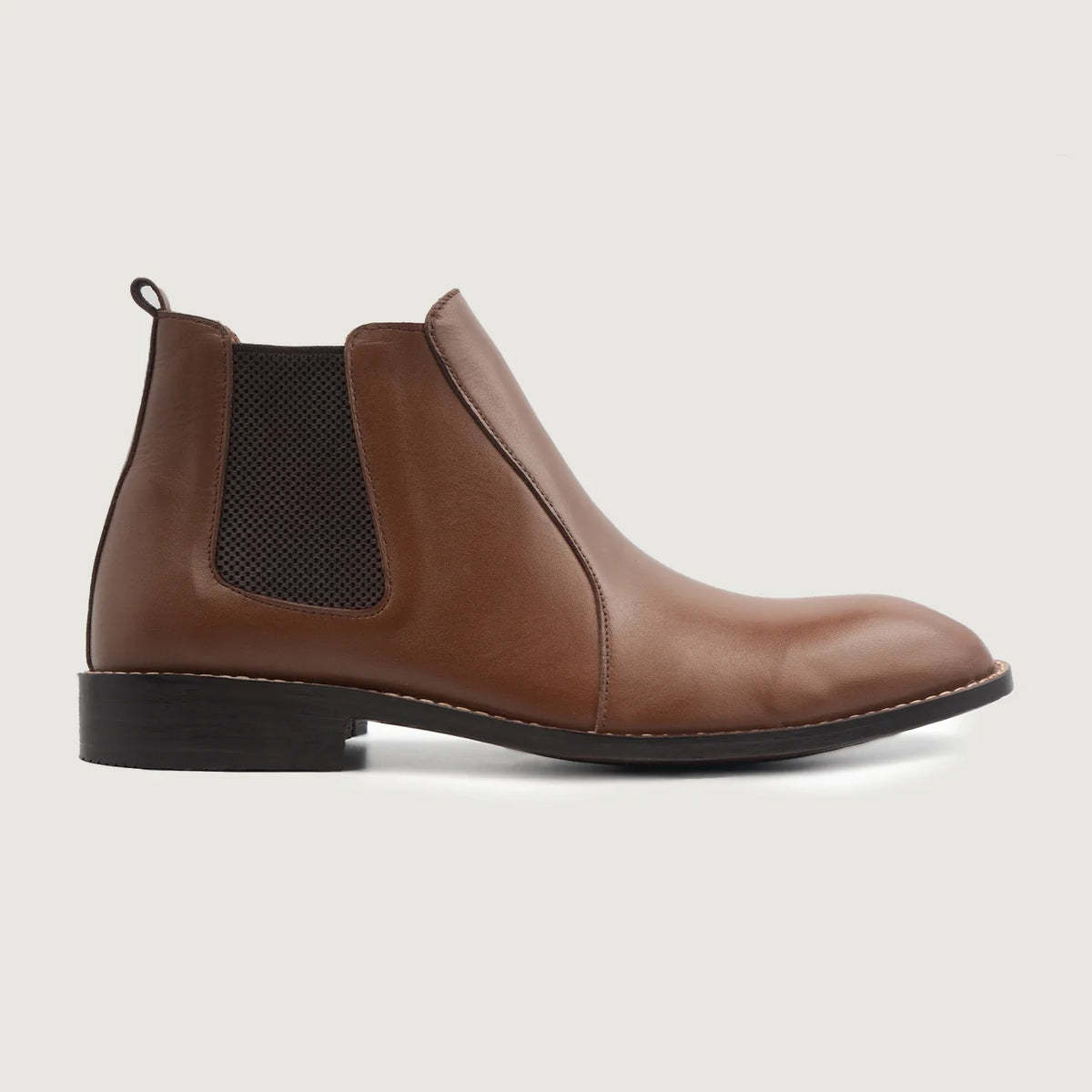 Brown Full-Grain leather Boots - Goodyear welt-konstruktion og tåboks