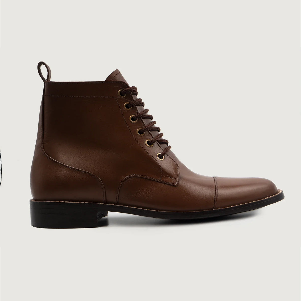 Brown Full-Grain leather Boots - Goodyear welt-konstruktion og tåboks