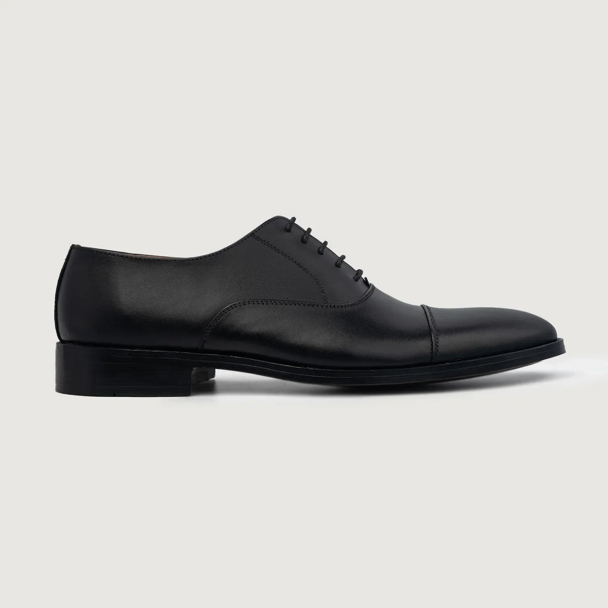 Black Full-Grain leather Shoes - Goodyear welt-konstruktion og tåboks
