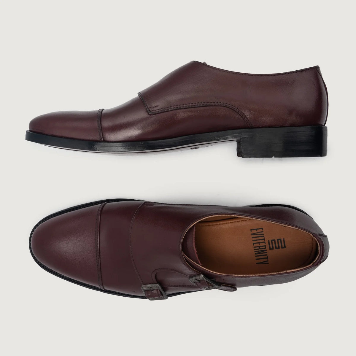 High-Traction Rubber Outsole & Lug Tread Pattern on Boston Lædersko Kastanjebrun Lædersko For Men