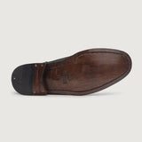 Authentic Full-Grain Leather Grain Depth & Pull-Up Patina Texture Detail