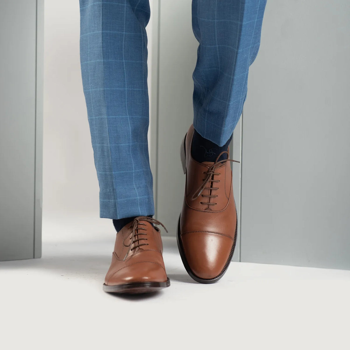 Orlaven Professor Oxford Lysebrun Lædersko til Mænd footwear image 9