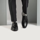 Styled On-Foot Perspective Demonstrating Ankle Fit & Silhouette on Model