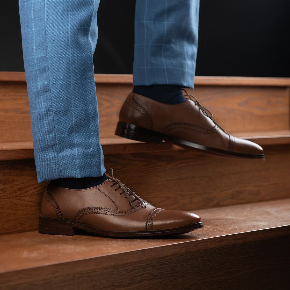 Orlaven Greyson Brogues Oxford Brun Lædersko til Mænd footwear image 9