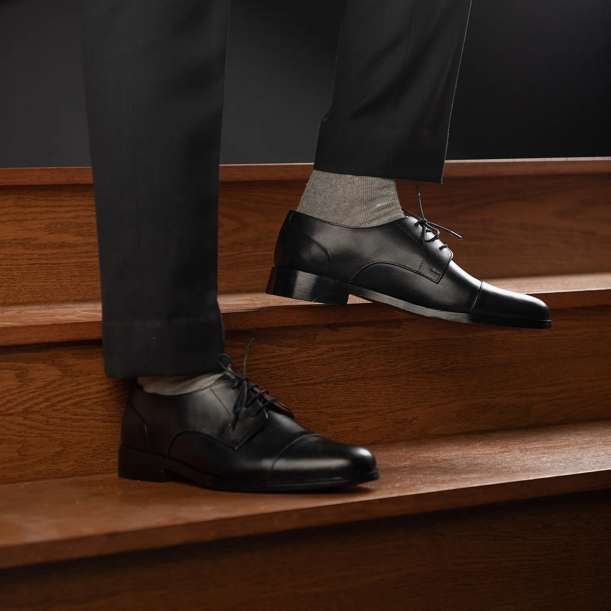 Orlaven Attorney Derby sko i læder til Mænd footwear image 9