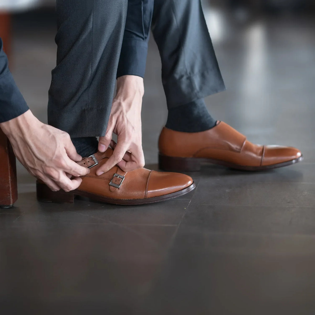 Orlaven Boston Lædersko Lysebrun Lædersko footwear image 9