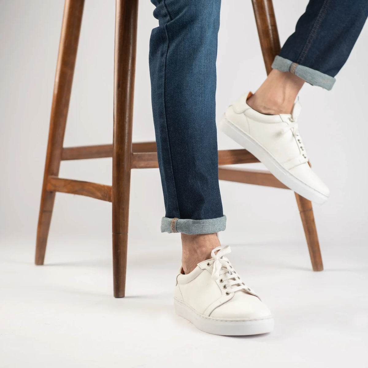 Orlaven Carter Runn White Lædersneakers til Mænd footwear image 9