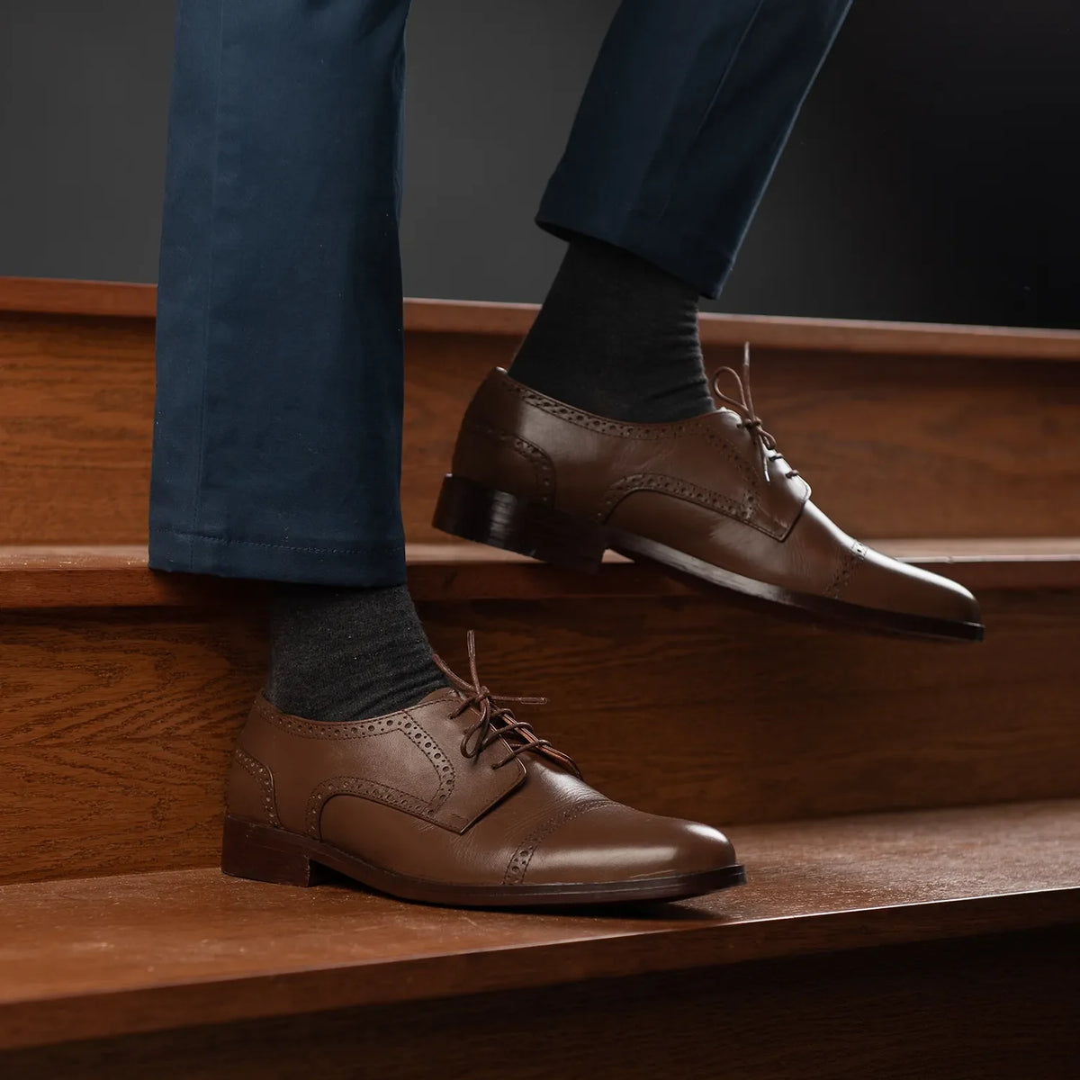Orlaven Dirk Brogues Derby Brun Lædersko til Mænd footwear image 9