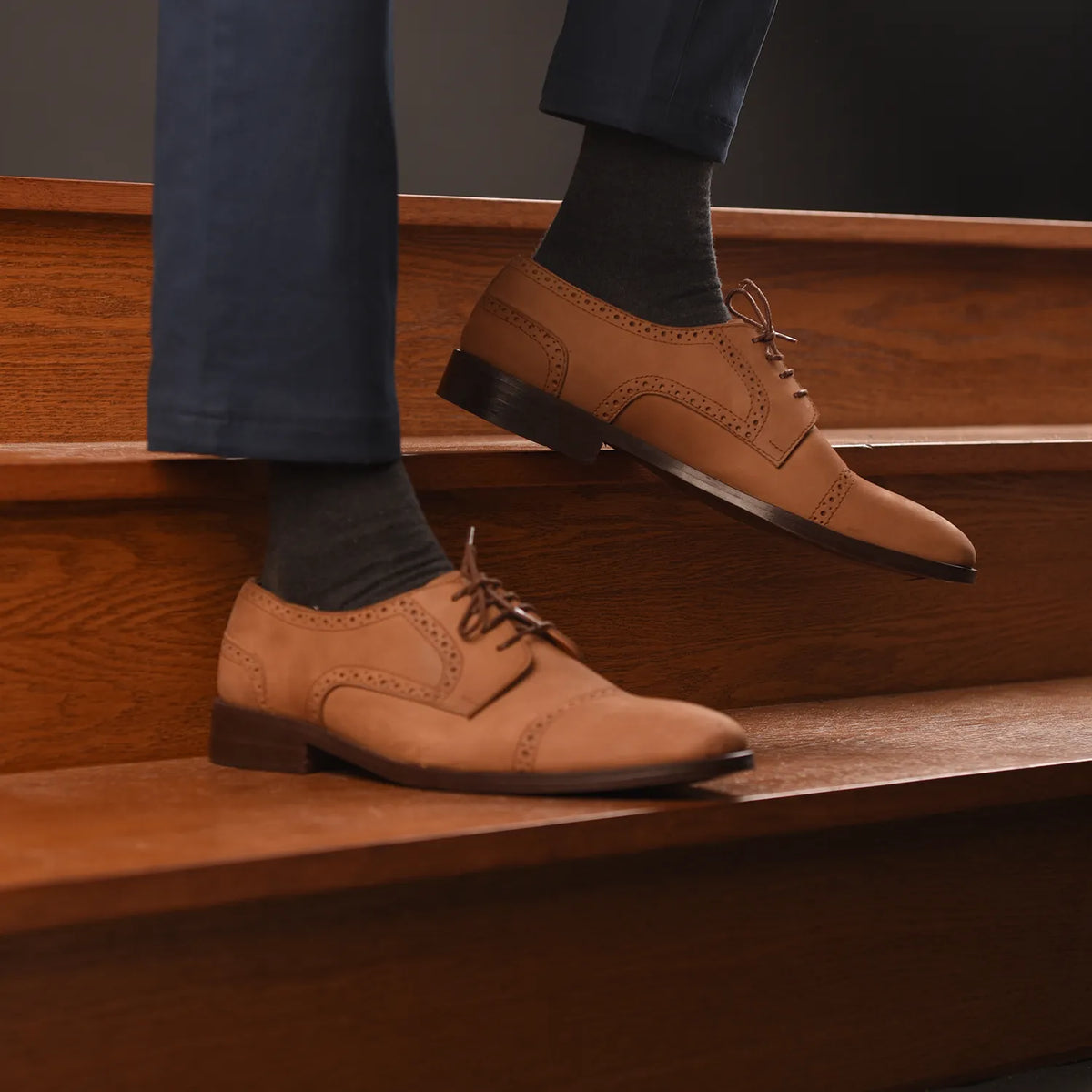Orlaven Dirk Brogues Derby Brun Nubuck Lædersko til Mænd footwear image 9