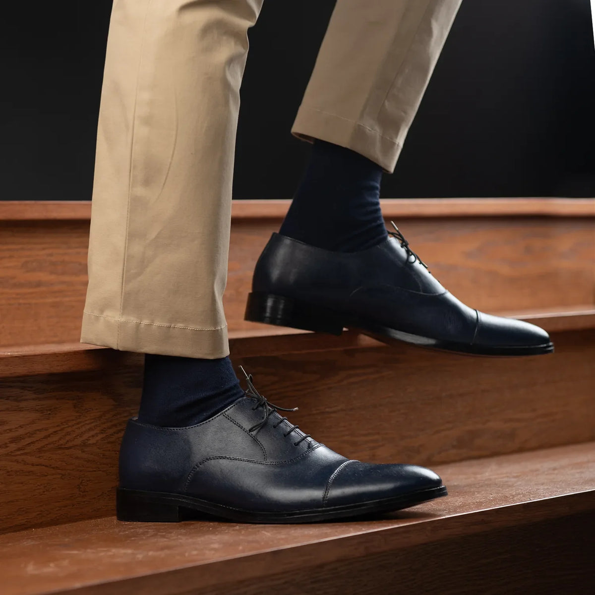 Orlaven Professor Oxford Midnight Blå Lædersko til Mænd footwear image 9