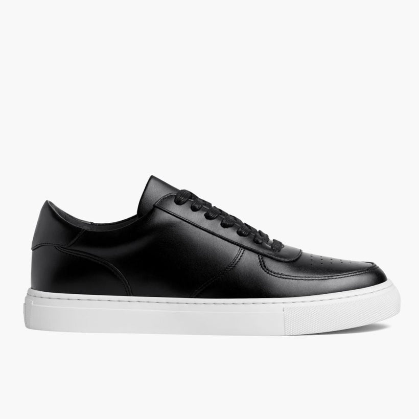 Court Sort Lædersneakers til Mænd