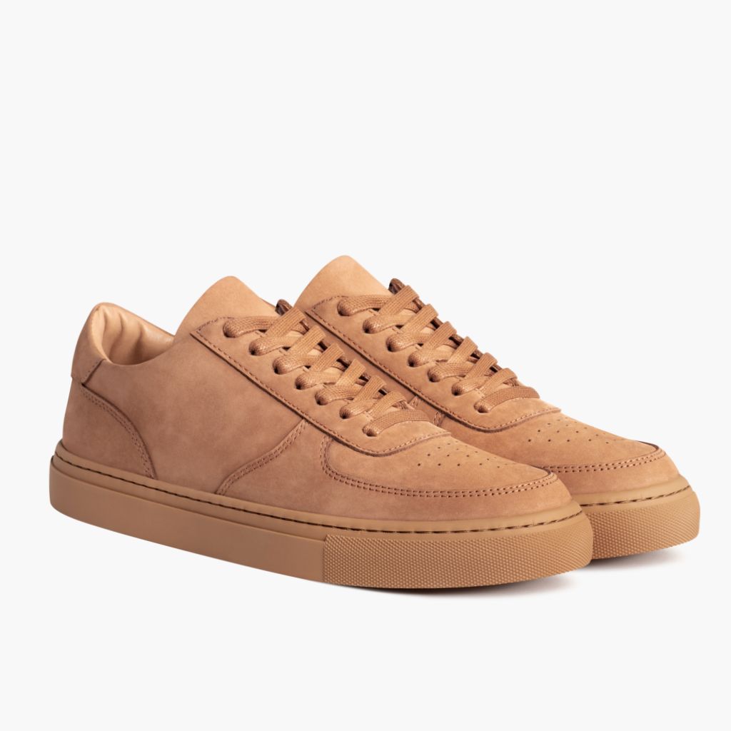 Court Clay Lædersneakers til Mænd in Classic Full-Grain Leather - Sidevisning | Køb online