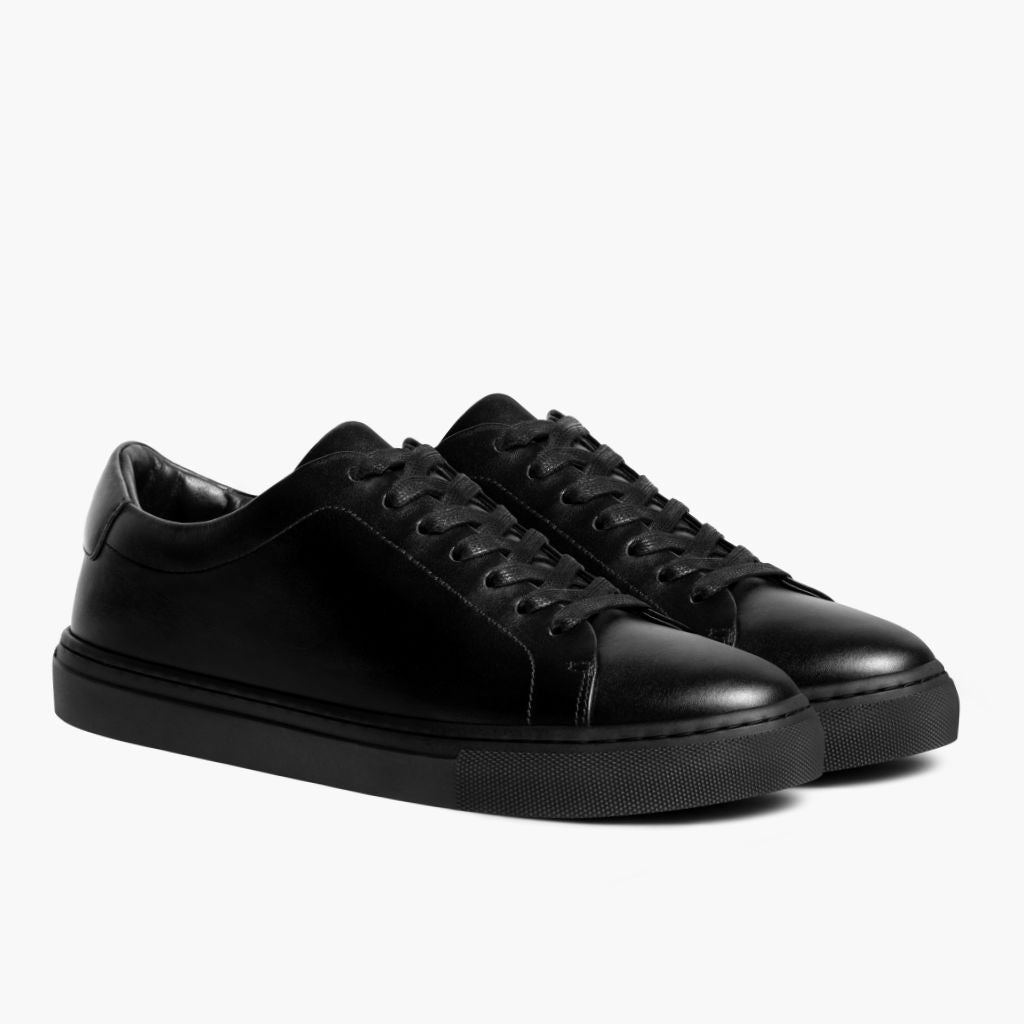 Encore Jet Sort Lædersneakers til Mænd i sort ægte okselæder - Sidevisning | Køb online