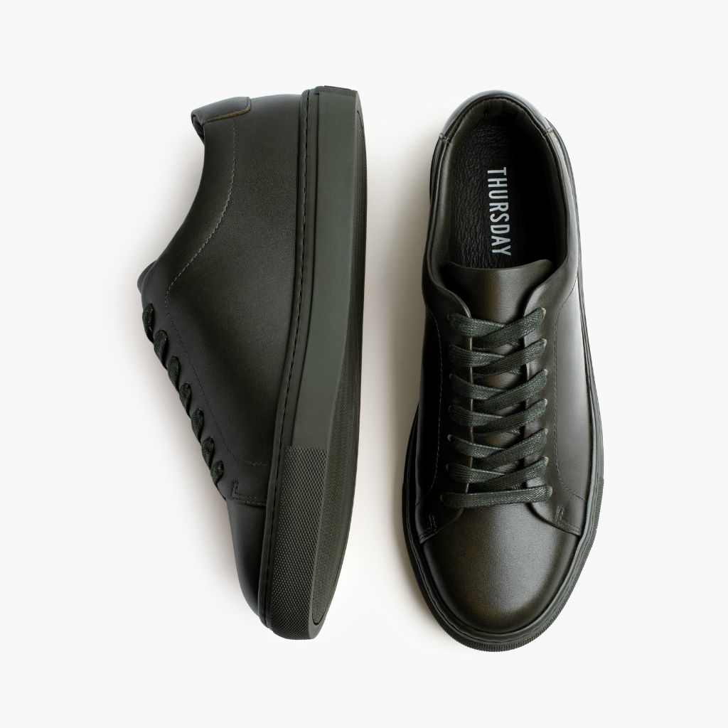 Encore Forest Lædersneakers til Mænd - Forstærket hælkappe og præcise dobbeltsyninger