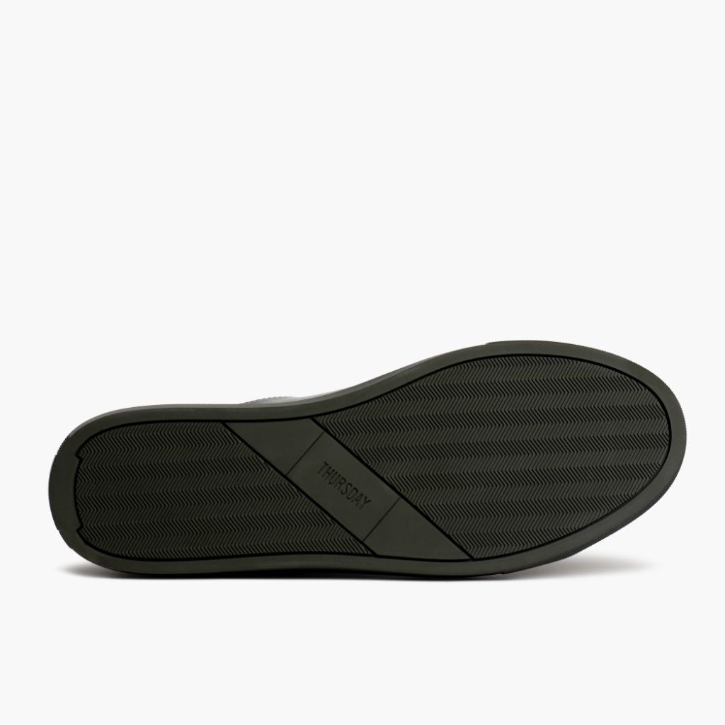 High-Traction Rubber Outsole & Lug Tread Pattern on Encore Forest Lædersneakers til Mænd