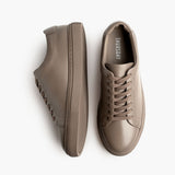 Encore Forest Leather Sneakers - Reinforced Heel Counter & Precision Double-Row Stitching Detail