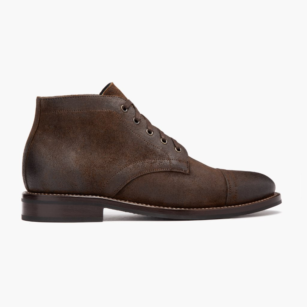 Mocha Full-Grain leather Boots - Goodyear welt-konstruktion og tåboks