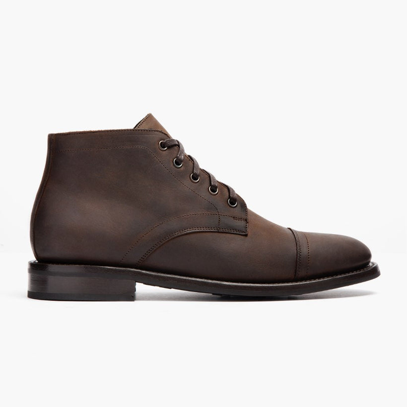 Cadet Tobacco Leather Boots til Mænd