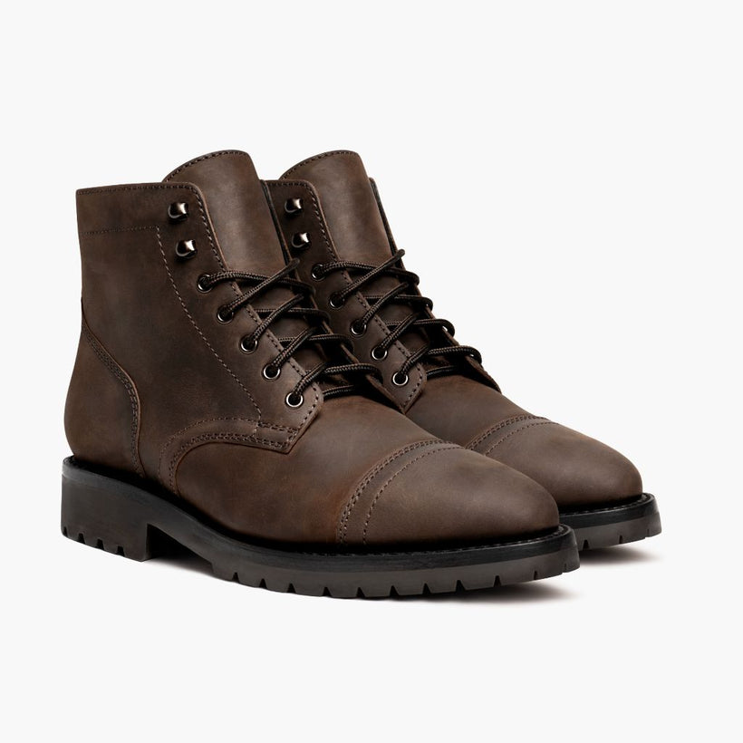 Captain StormKing® Tobacco Leather Boots til Mænd
