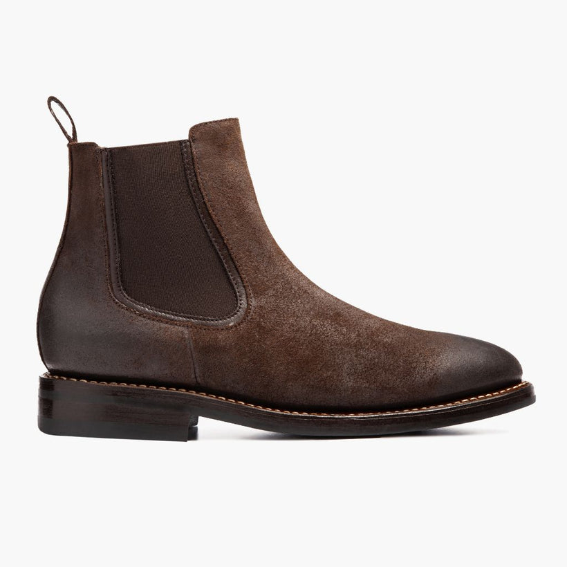 Duke Chocolate Suede Leather Boots til Mænd