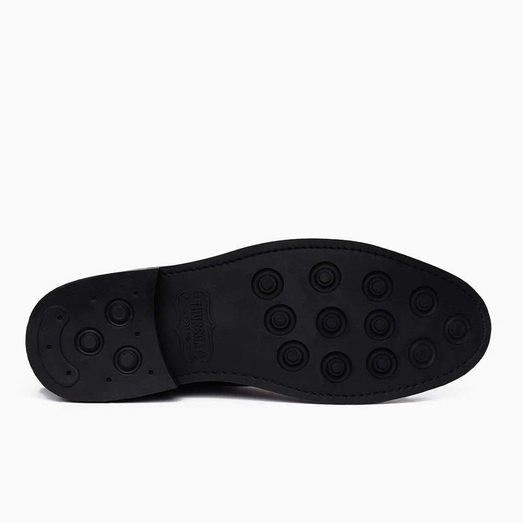 High-Traction Rubber Outsole & Lug Tread Pattern on Duke Chocolate Suede Læderstøvler til Mænd