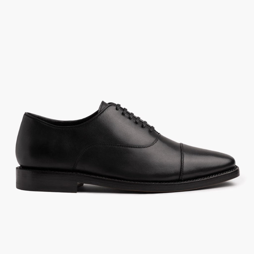 Executive Sort Leather Sneakers til Mænd