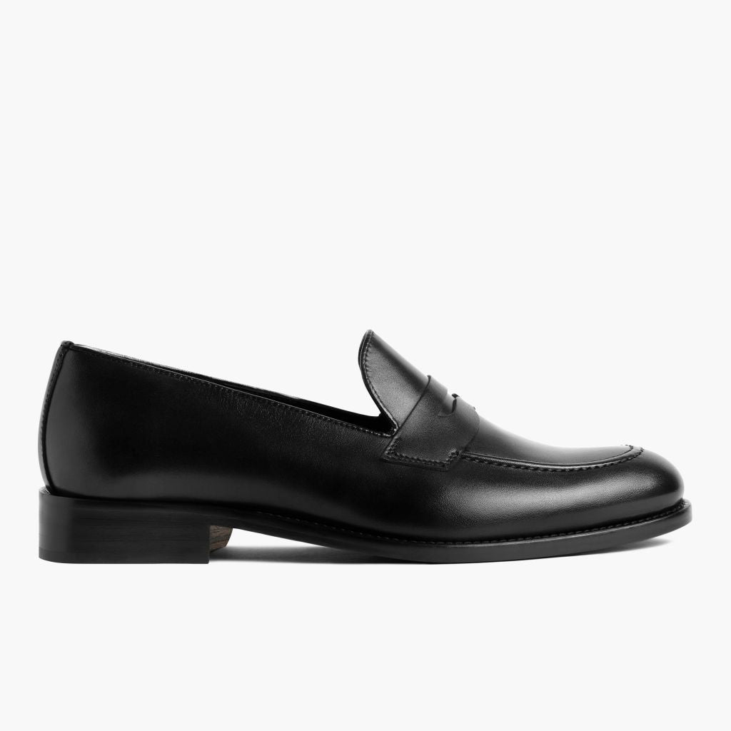 Black Full-Grain leather Sneakers - Goodyear welt-konstruktion og tåboks