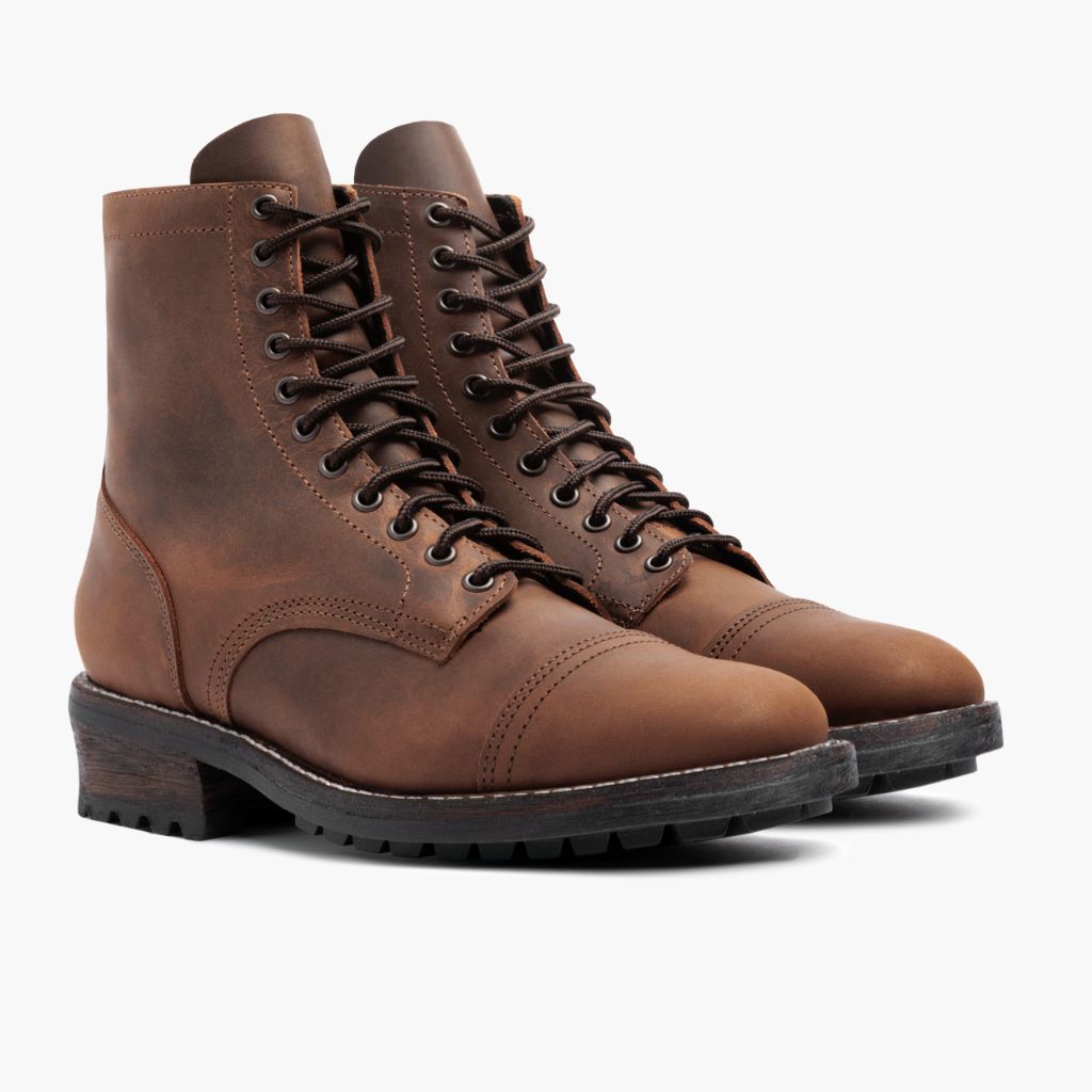 Logger Arizona Adobe Læderstøvler til Mænd in Classic Full-Grain Leather - Sidevisning | Køb online