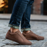 Styled On-Foot Perspective Demonstrating Ankle Fit & Silhouette on Model