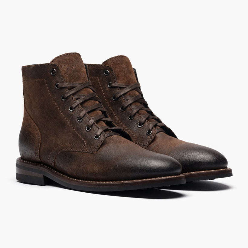 President Mocha Leather Boots til Mænd