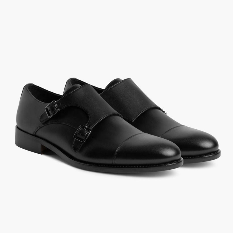 Saint Sort Leather Loafers til Mænd