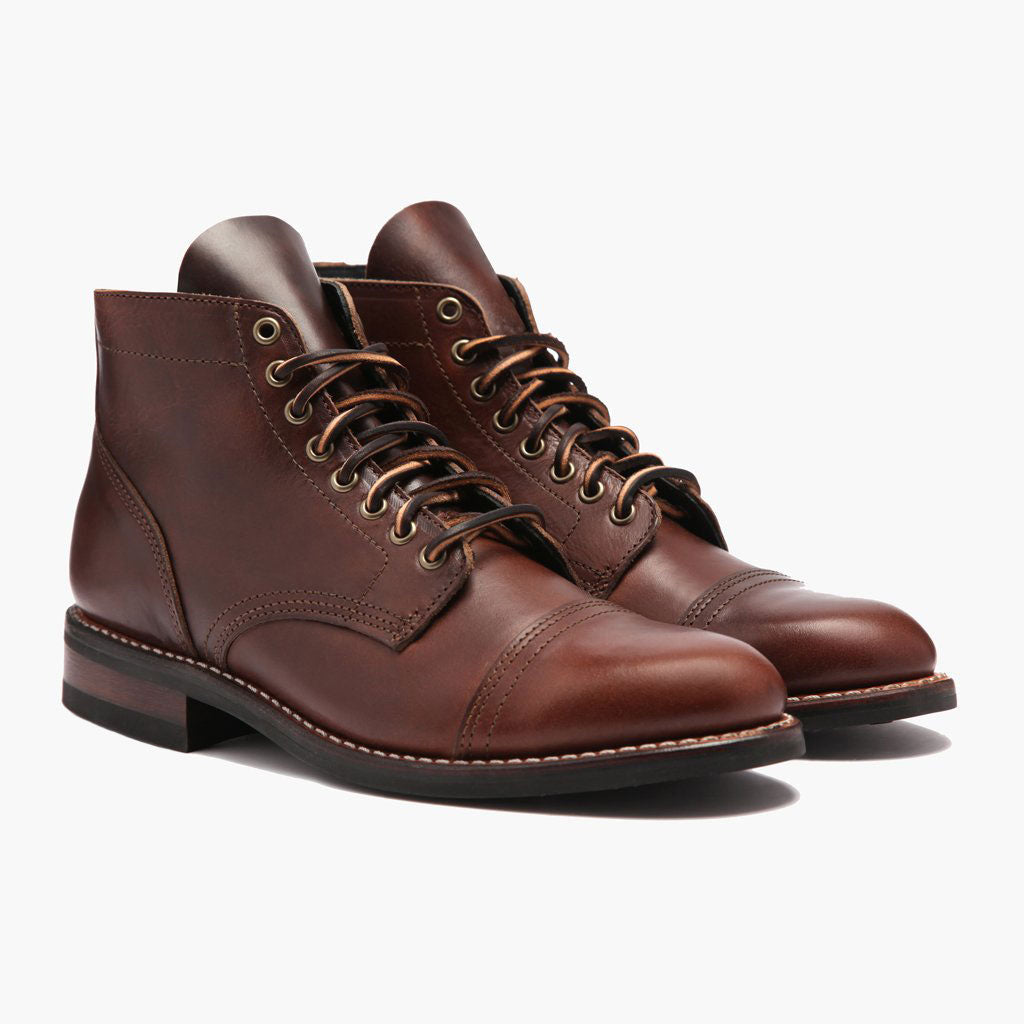 Vanguard French Roast Læderstøvler til Mænd For Men in Classic Full-Grain Leather - Sidevisning | Køb online