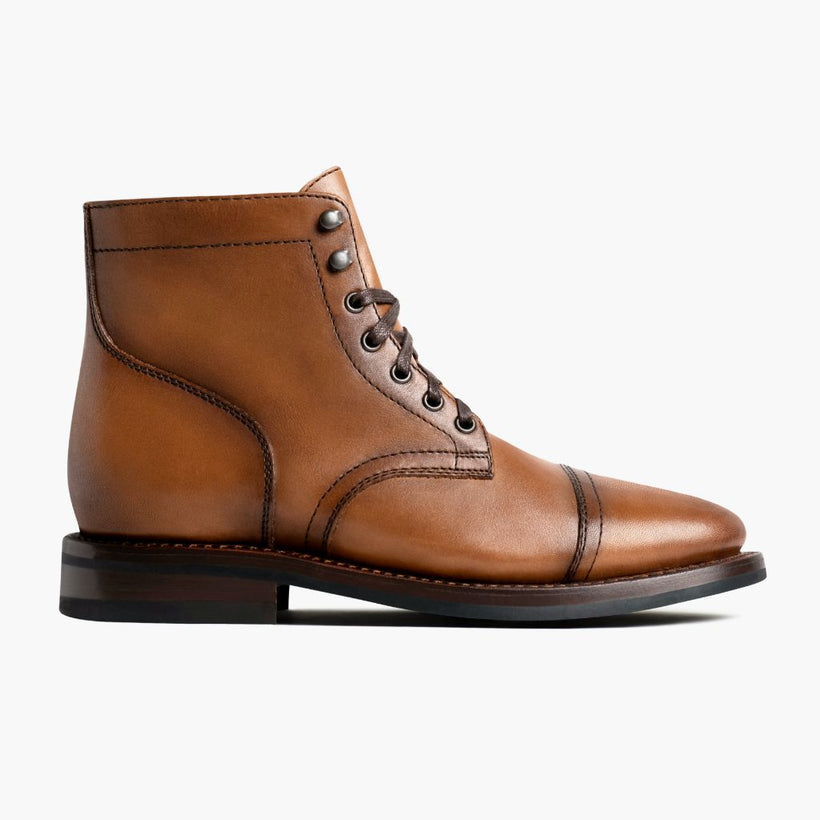 Captain Toffee Leather Boots til Mænd