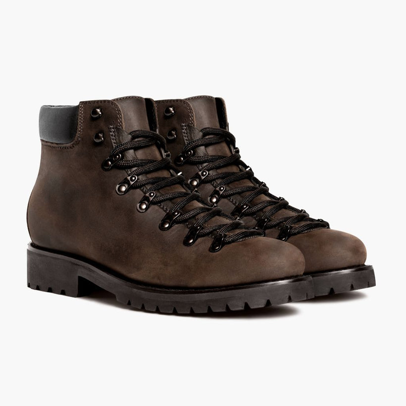 Commander Tobacco Leather Boots til Mænd