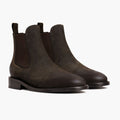 Duke Dark Olive Suede Læderstøvler til Mænd