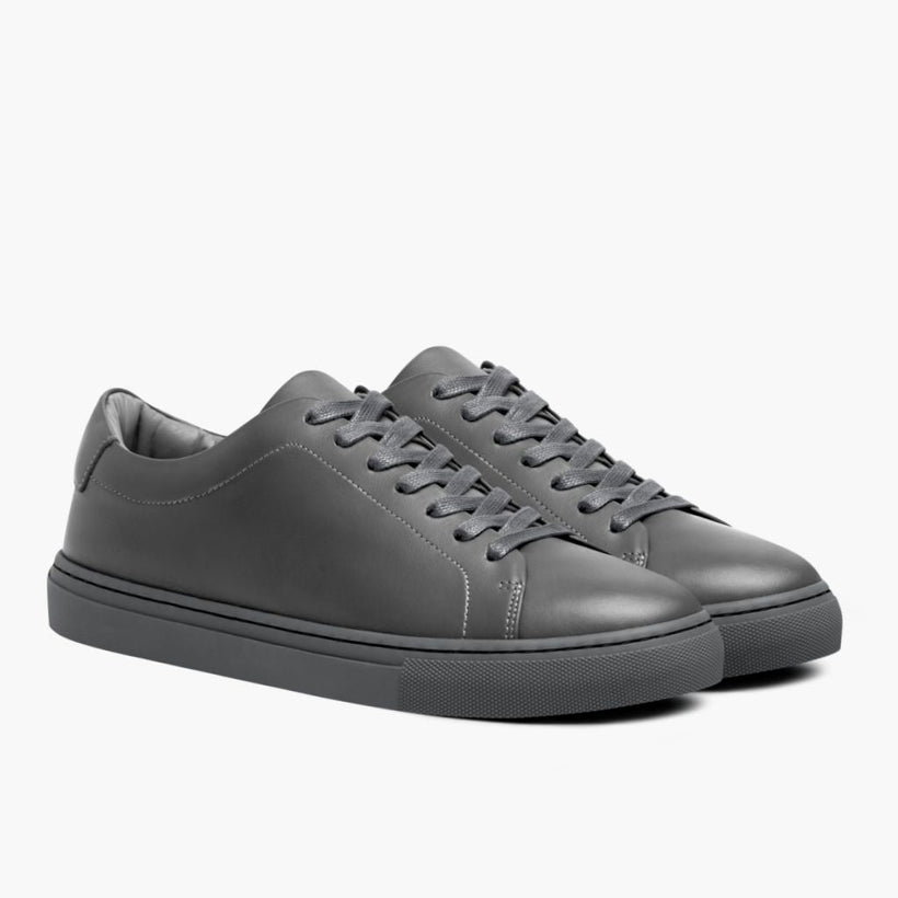 Encore Steel Grey Lædersneakers til Mænd
