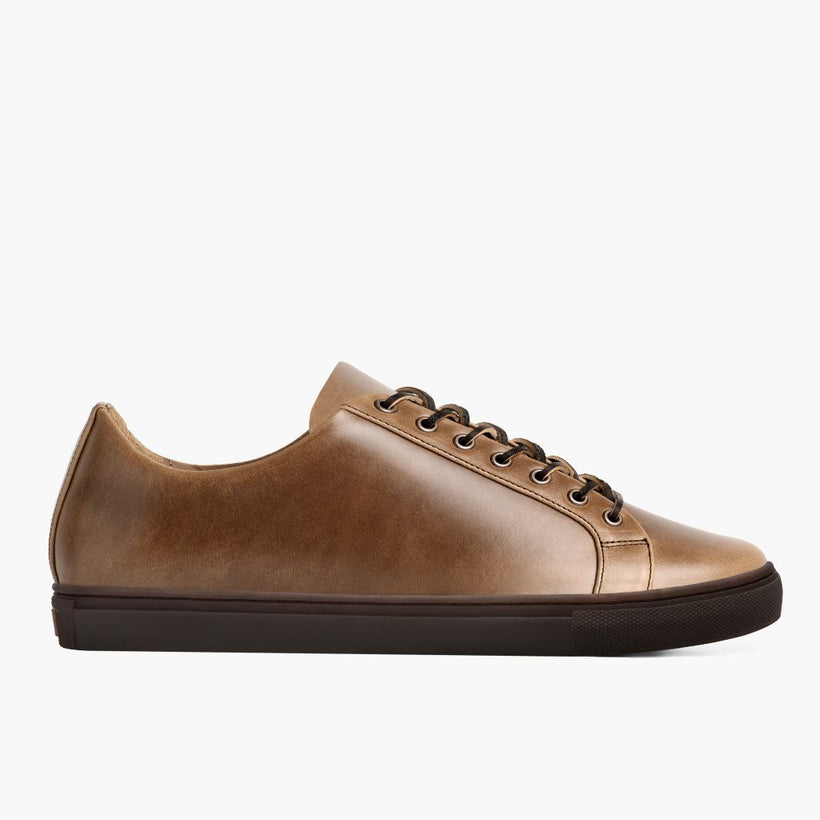 Premier Low Top Natural Leather Sneakers til Mænd