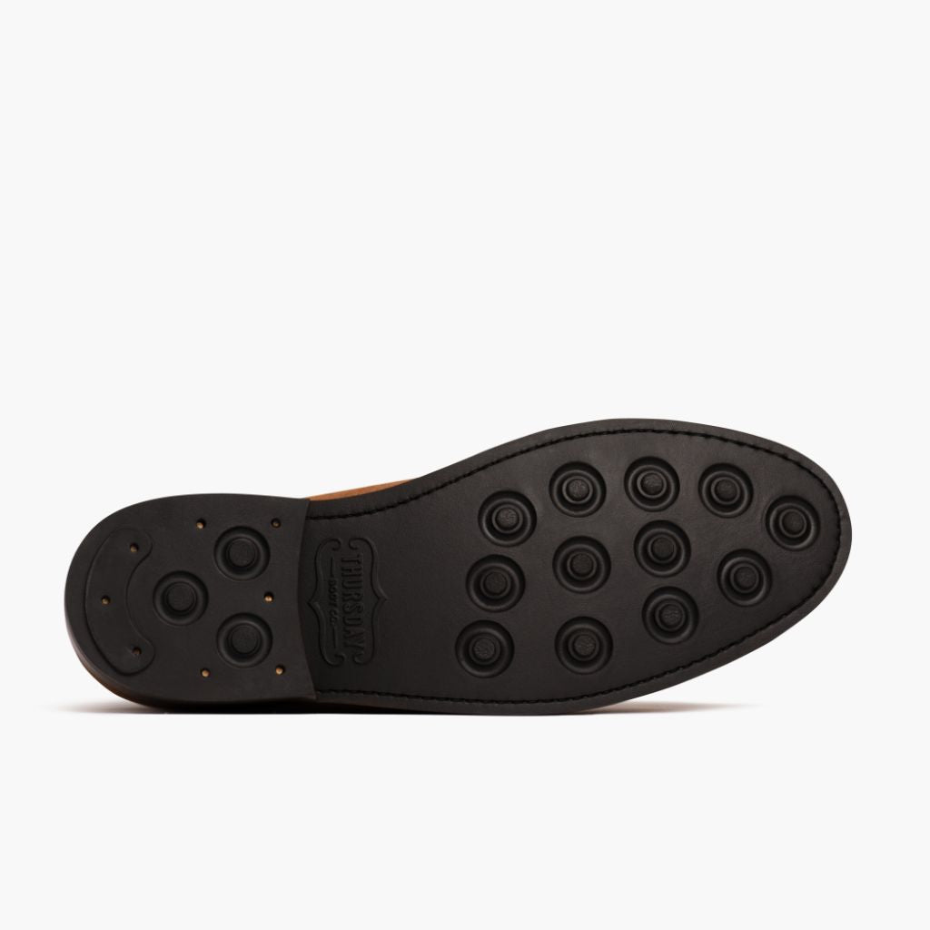 High-Traction Rubber Outsole & Lug Tread Pattern on President Brandy Læderstøvler til Mænd For Men