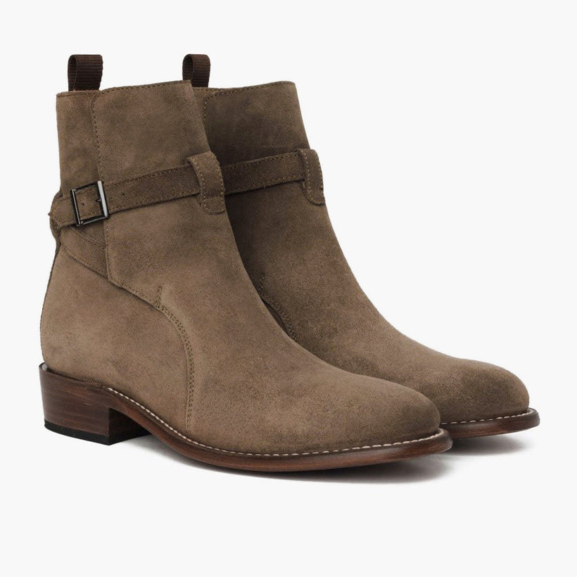 Rogue Taupe Leather Boots til Mænd