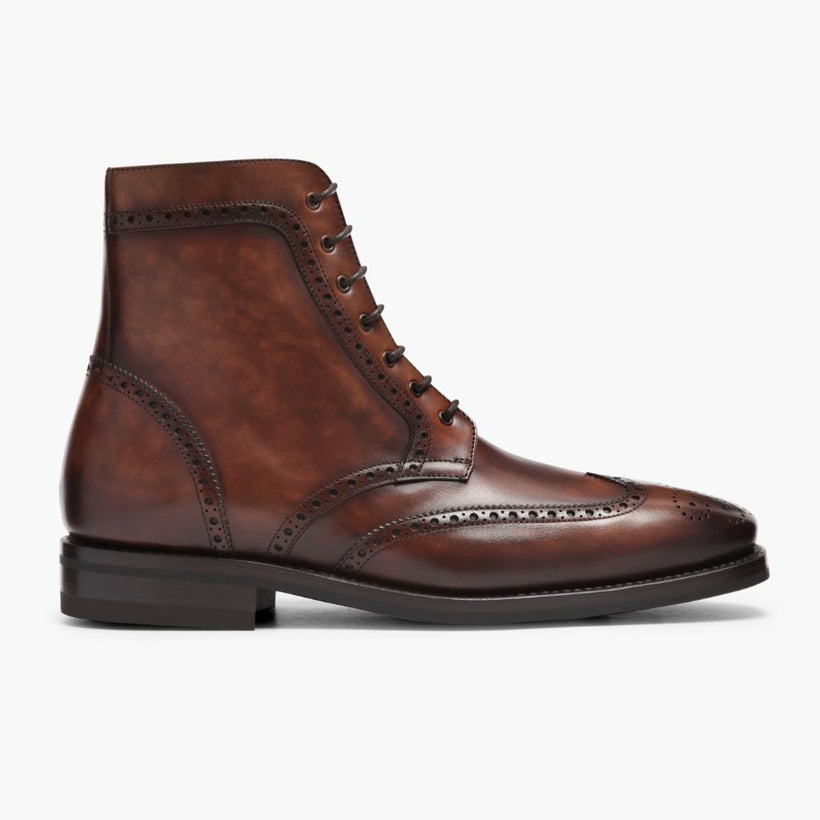 Wingtip Color #77 Leather Boots til Mænd