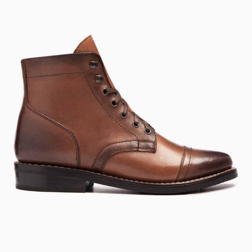 Captain Brandy Leather Boots til Kvinder