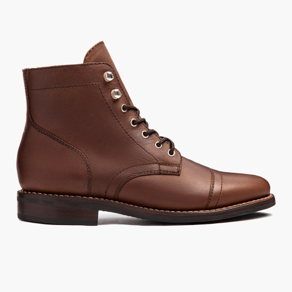 Captain Whiskey Læderstøvler til Damer in Classic Full-Grain Leather - Sidevisning | Køb online