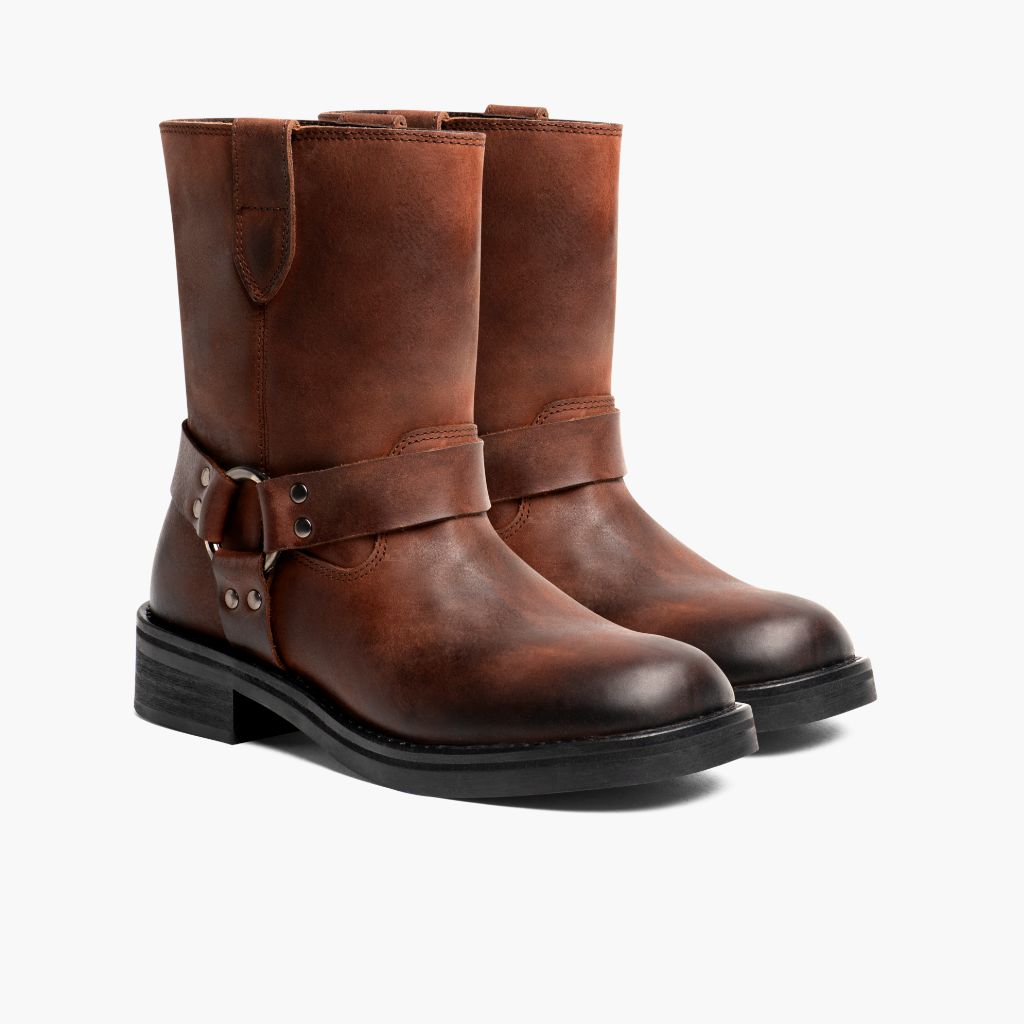 Brown Full-Grain leather Boots - Goodyear welt-konstruktion og tåboks