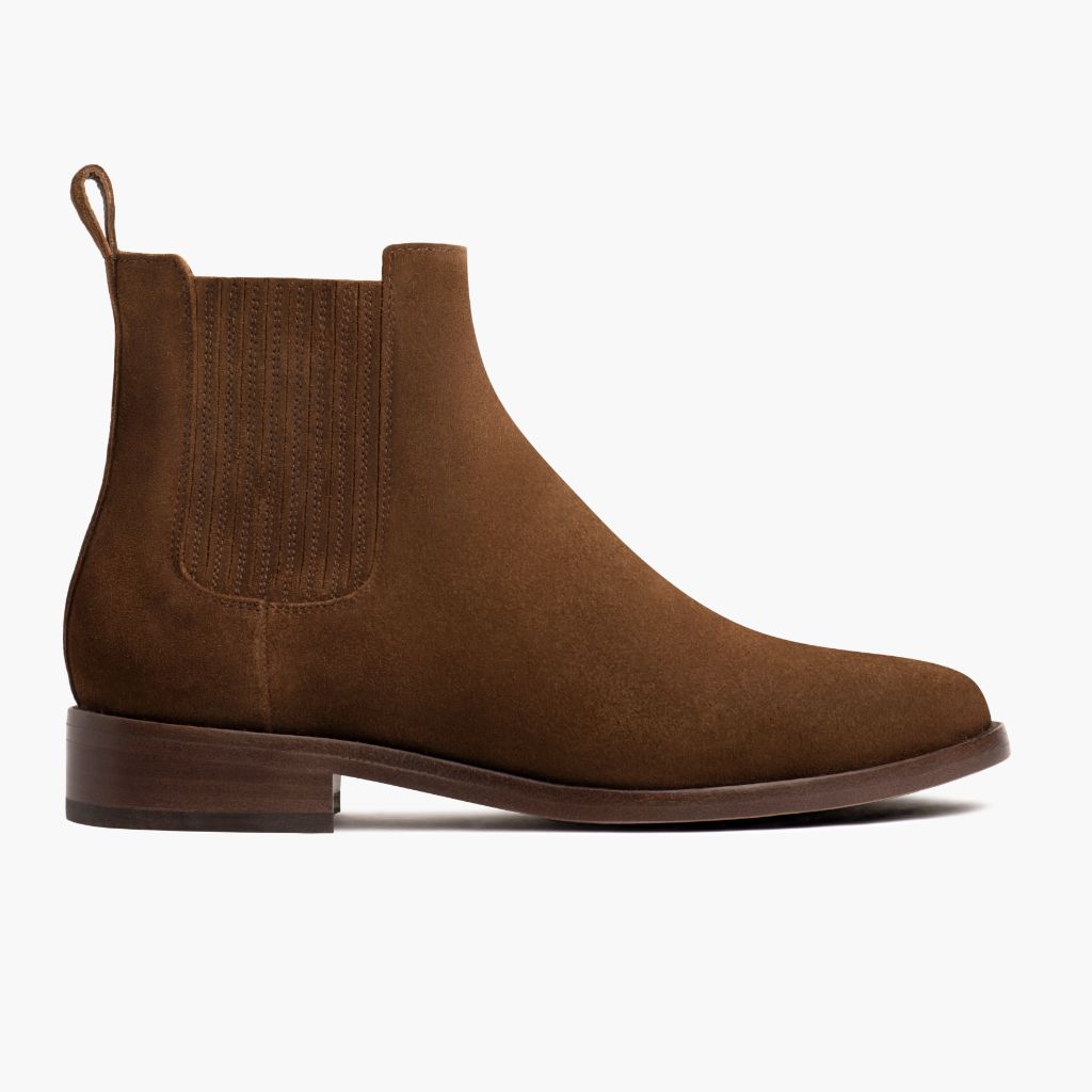 Dreamer Cinnamon Læderstøvler til Damer in Classic Full-Grain Leather - Sidevisning | Køb online