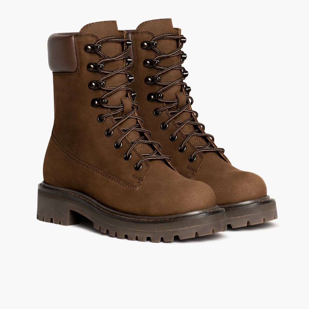Tan Full-Grain leather Boots - Goodyear welt-konstruktion og tåboks