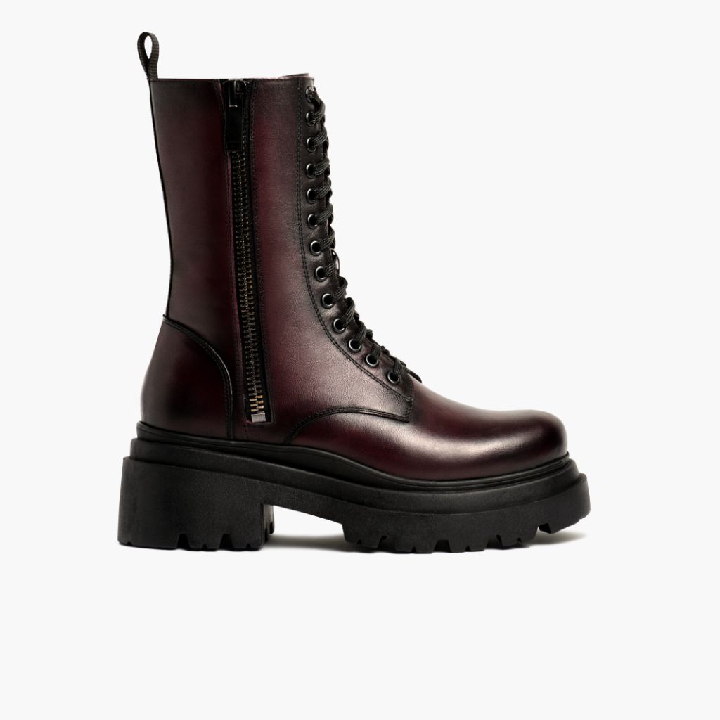 Black Full-Grain leather Boots - Goodyear welt-konstruktion og tåboks