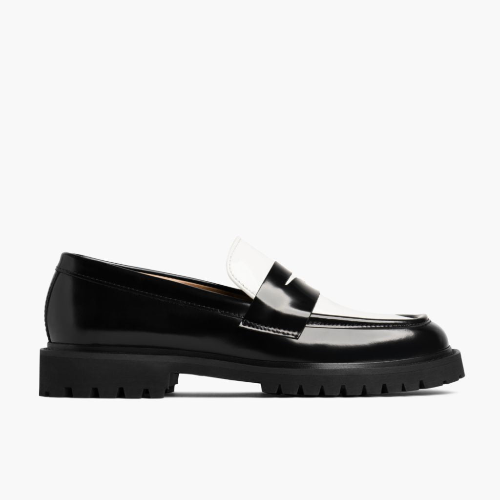 Black Full-Grain leather Loafers - Goodyear welt-konstruktion og tåboks