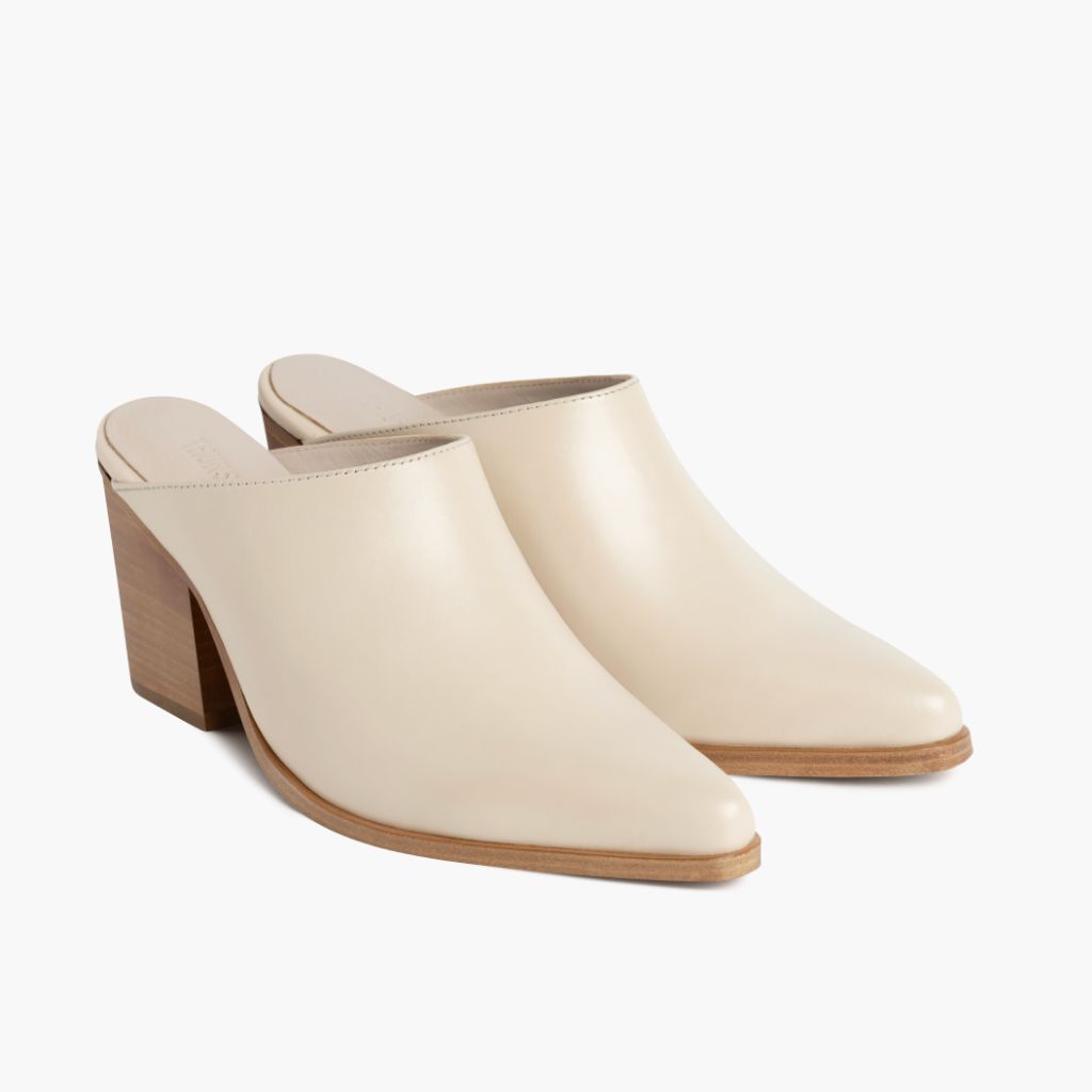 Summer Ivory Læderstøvler til Damer in Classic Full-Grain Leather - Sidevisning | Køb online