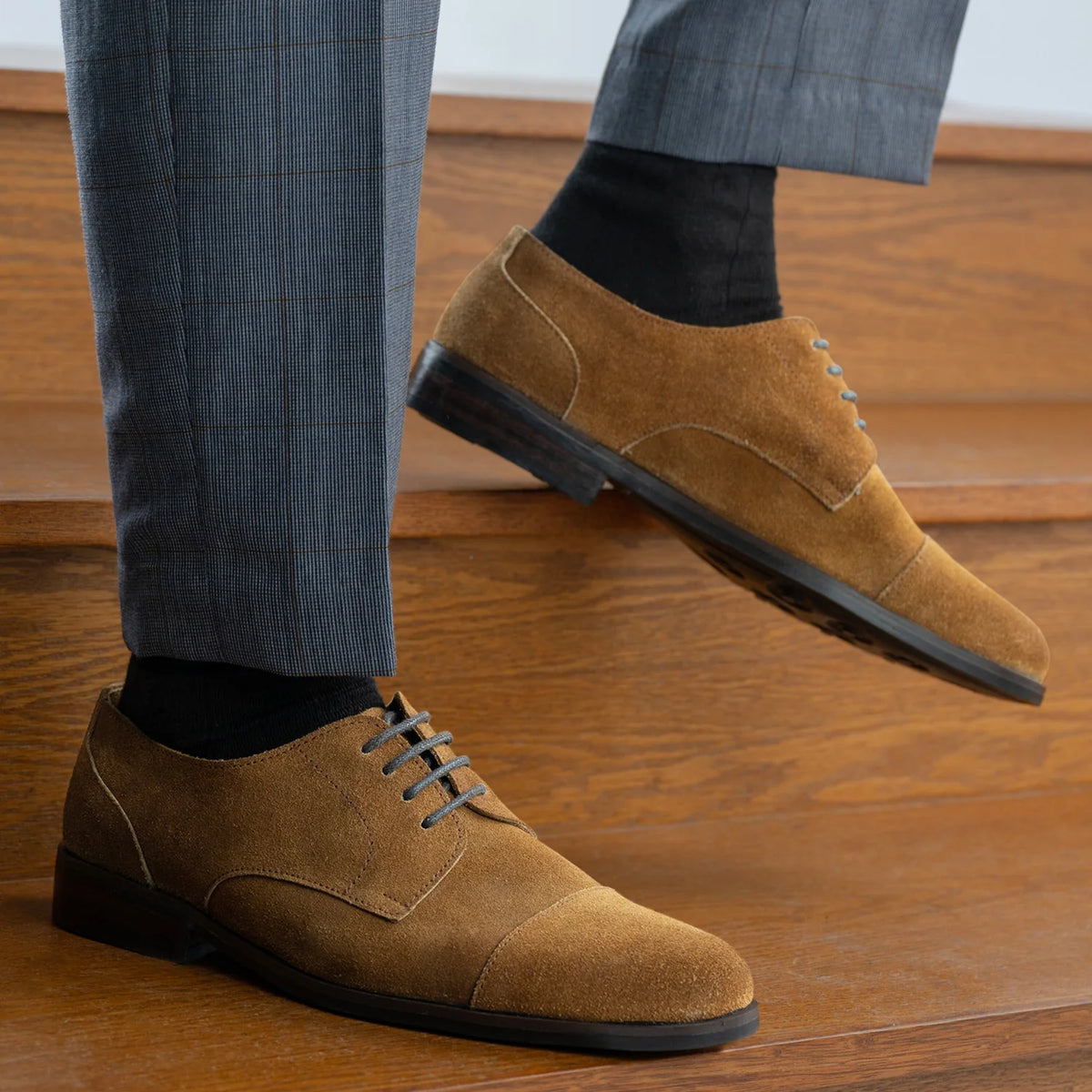 Orlaven Attorney Derby Brun Suede Lædersko - StudGuard til Mænd footwear image 9