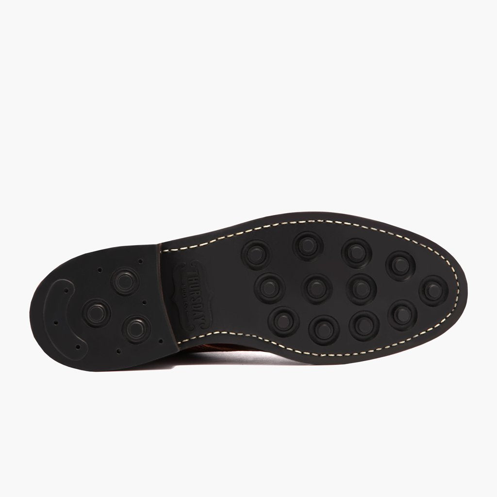 High-Traction Rubber Outsole & Lug Tread Pattern on Vanguard French Roast Læderstøvler til Mænd For Men